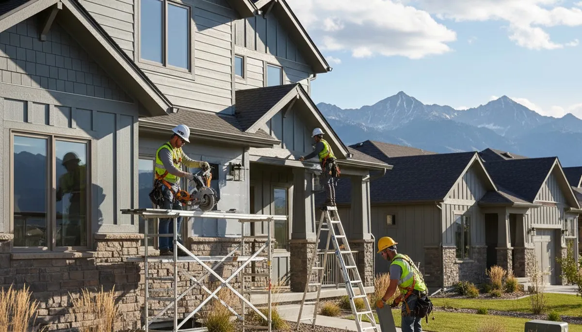 Professional siding installation in Denver, CO for a residential home exterior
