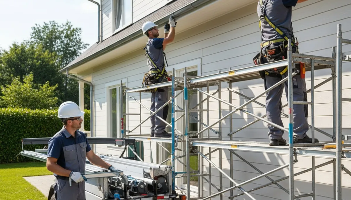 Seamless gutter installation in Denver, CO for snow and hail protection